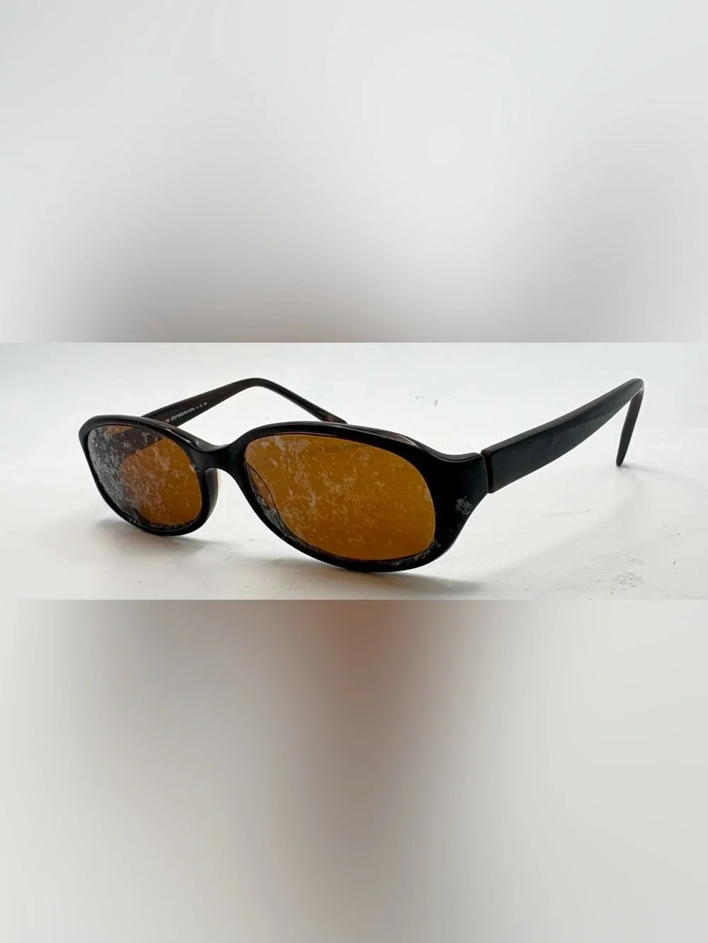 SG806 Black Brown Oval Sunglasses Frames Only